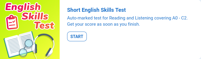 Course preview for the Short English Skills Test
