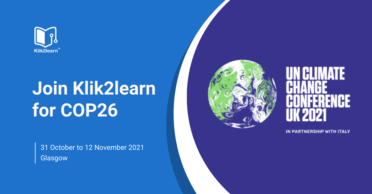 Join Klik2learn for COP26