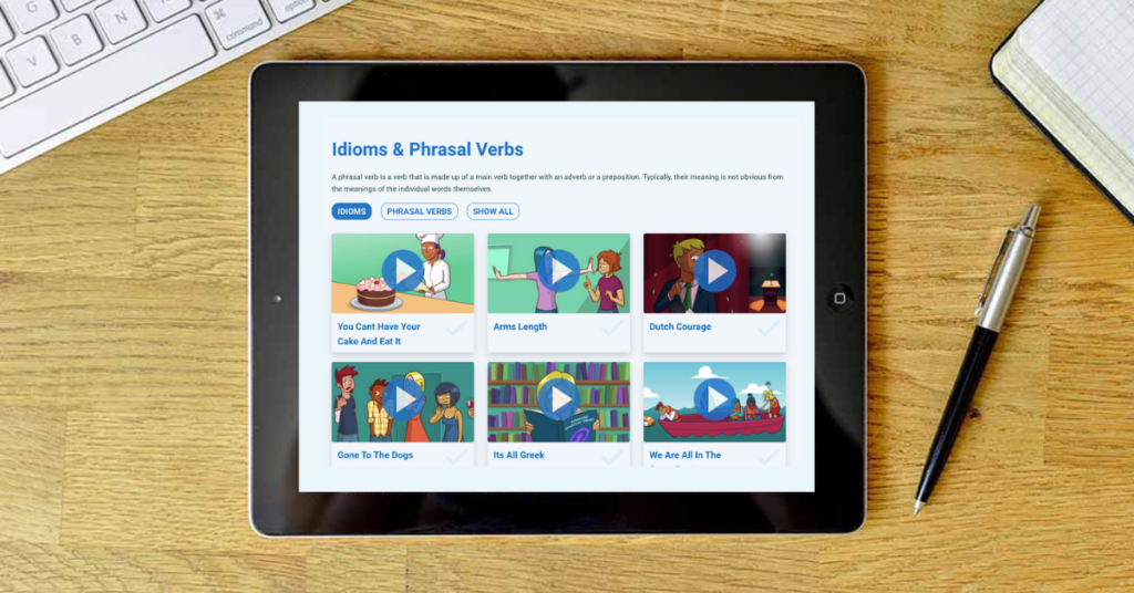 Idioms and Phrasal Verbs Animations